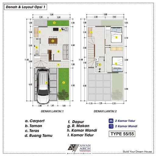 Rumah Murah 2 Lantai di Cibinong